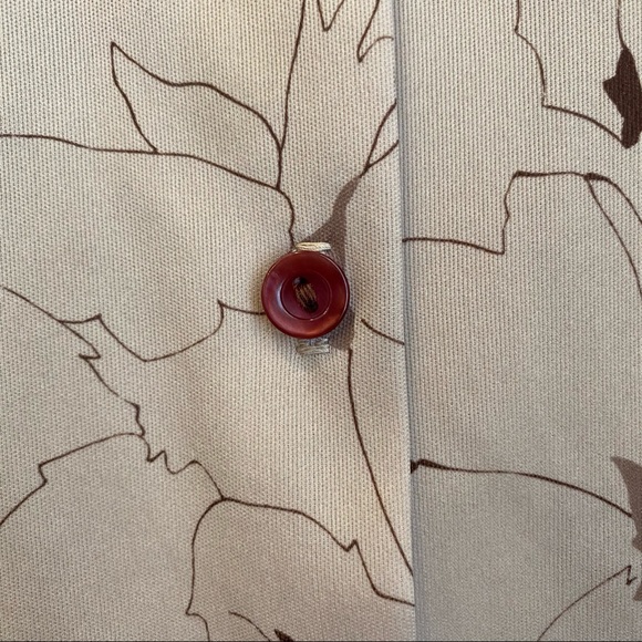 Vintage Neck-tie Pussy Bow Floral Blouse - Picture 4 of 10